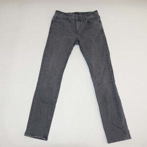 J. Crew Men's Slim Fit Jeans Size 29 x 32 Gray Mid Rise 5 Pocket Denim BG155